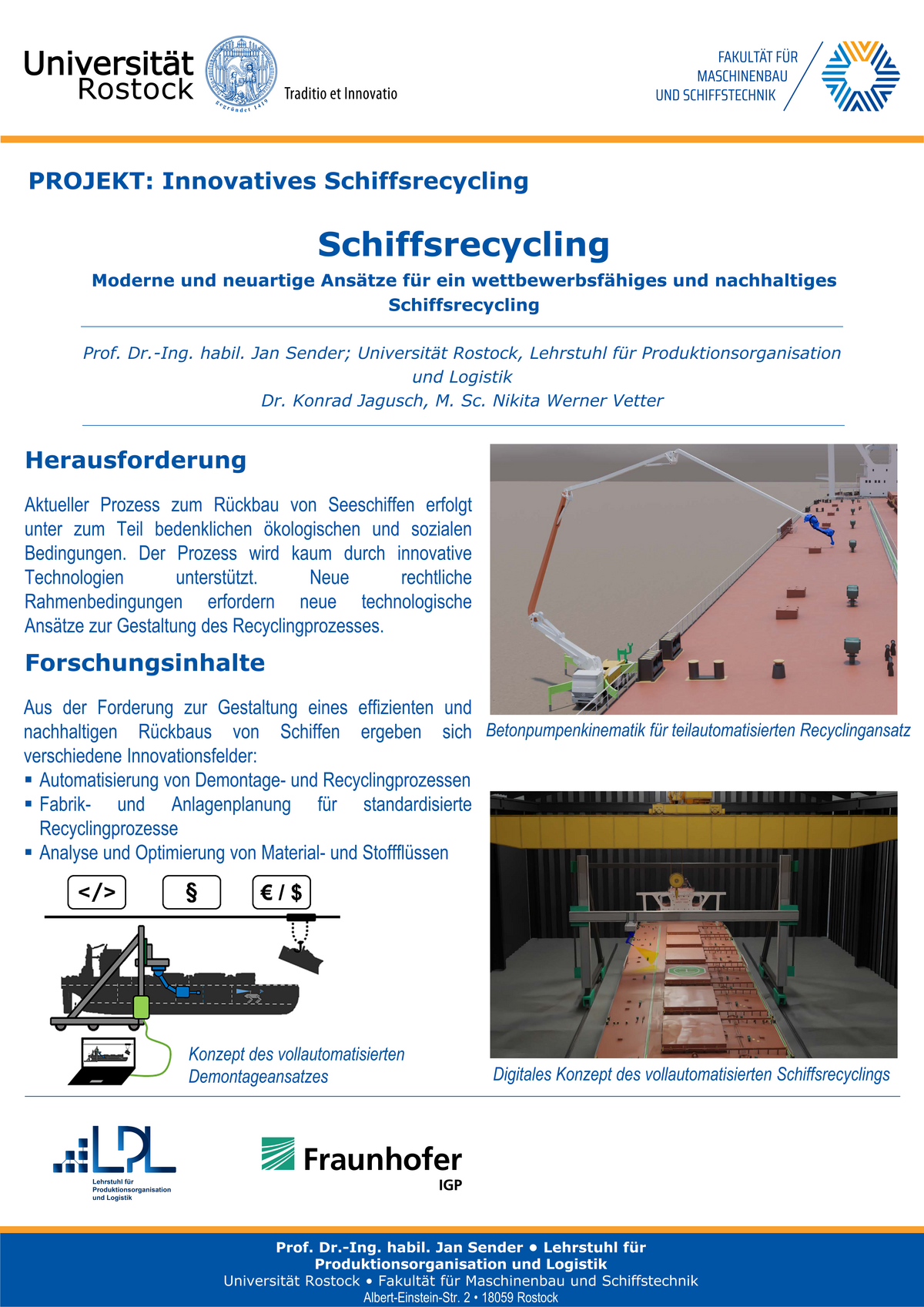 Lehrstuhl für Produktionsorganisation und Logistik