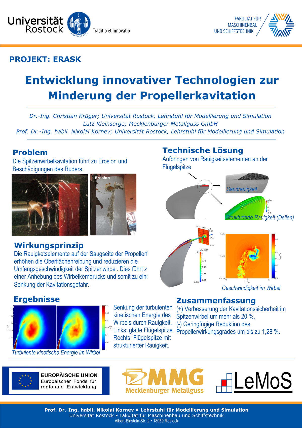 Lehrstuhl für Modellierung und Simulation